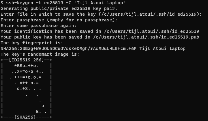 Git keygen
